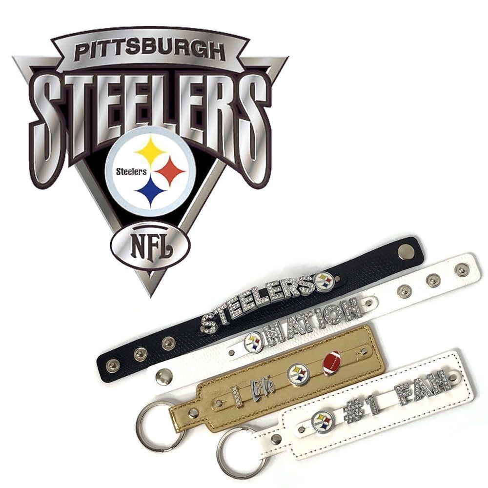 •custom•pittsburgh Steelers Keychains & Bracelets
